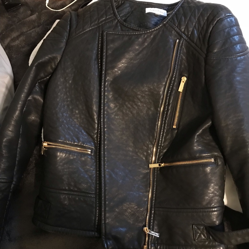 Calvin Klein leather jacket